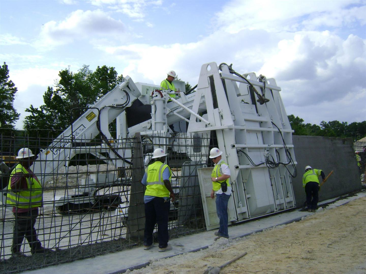 miller formless barrier wall slipform paver Slipform Paver