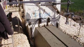 Einbau Schlitzrinne Beton