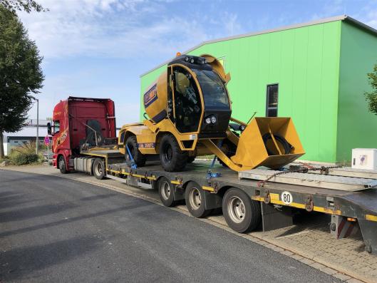 carmix 3500tc auf tieflader