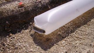 vorbereitung schlitzrinnen einbau